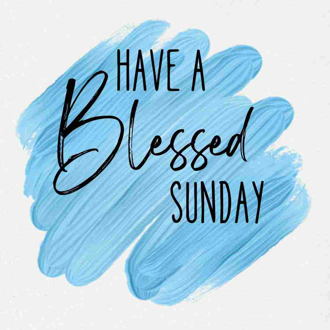 blue color water pant background happy sunday image.